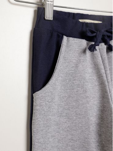 Calça Com Punho Infantil Para Menino - MESCLA