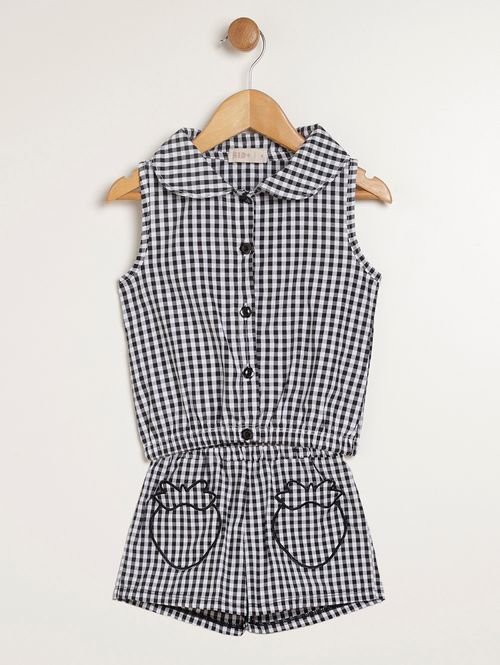 Conjunto Curto Kid+ Infantil Para Menina - PRETO