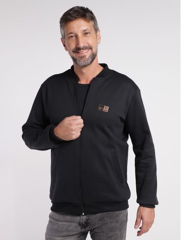 Jaqueta College Masculina PRETO