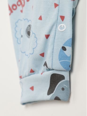 Macacão Infantil Para Bebê - AZUL