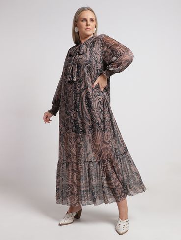 Vestido Autentique Plus Size Feminino PRETO