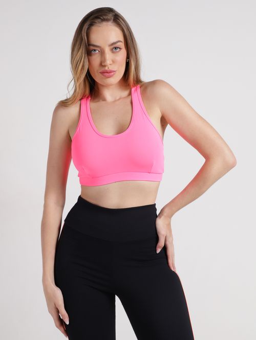 Top Esportivo Feminino Rosa