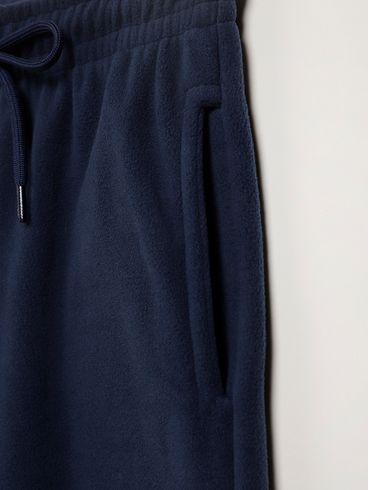 Calça Fleecê Infantil Para Menino - MARINHO