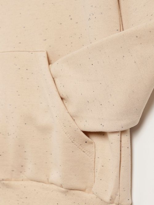 Moletom Com Capuz Juvenil Para Menino - BEGE