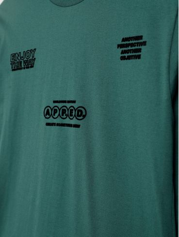 Camiseta Manga Longa Juvenil Para Menino - VERDE