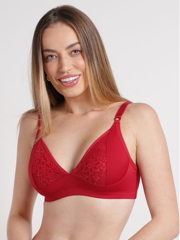 Sutiã Sem Bojo Feminino VERMELHO