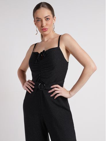 Macacão Longo Autentique Feminino PRETO