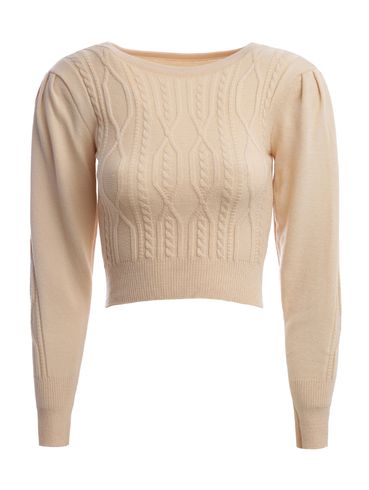 Blusa Tricot Manga Bufante Feminina AREIA