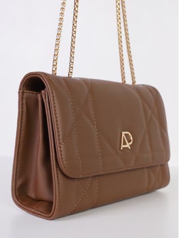 Bolsa Alça Corrente Feminina MARROM