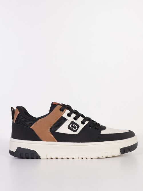 Tênis Casual Tyger 2 Masculino PRETO/BEGE