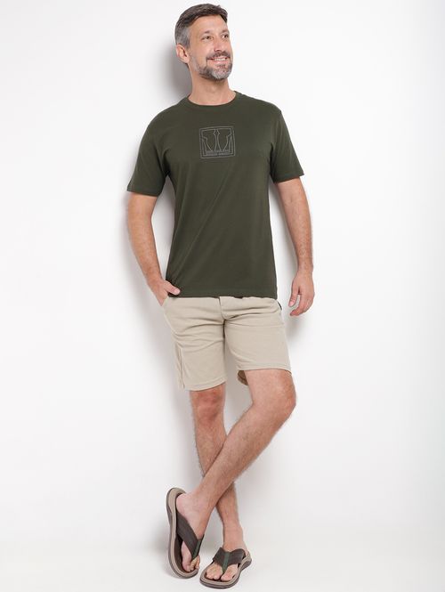 Camiseta Manga Curta Masculina VERDE