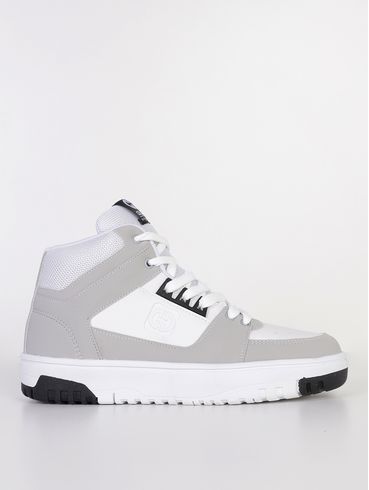 Tênis Casual Masculino BRANCO/CINZA