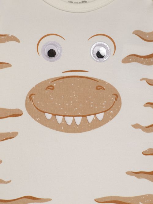 Body Infantil Para Bebê - OFF WHITE