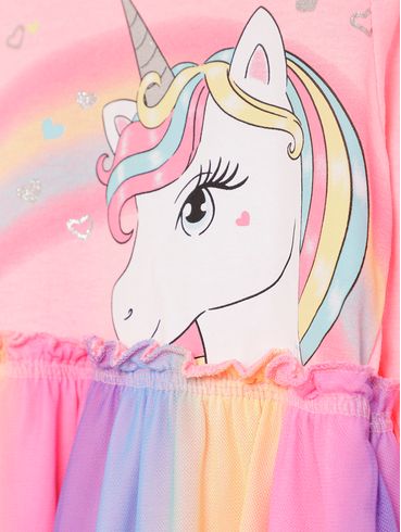 Vestido Infantil Para Menina - ROSA