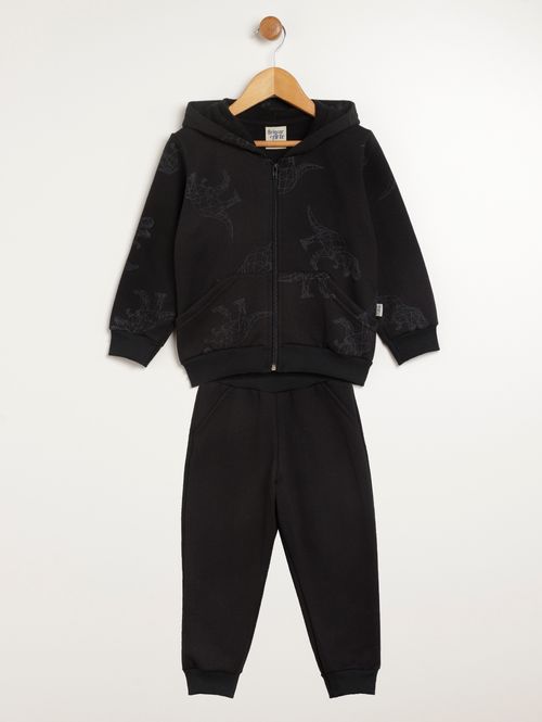 Conjunto Longo Infantil Para Menino - PRETO