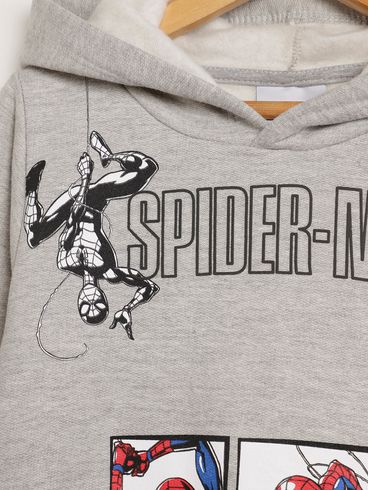 Moletom Spider Man Infantil Para Menino - MESCLA