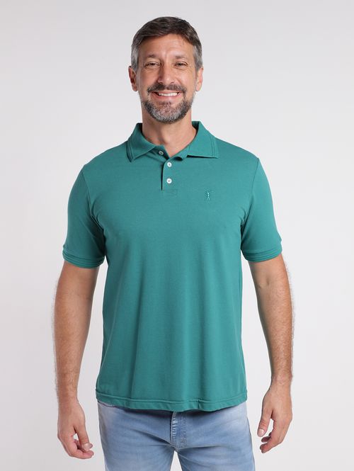 Polo Manga Curta Masculina VERDE