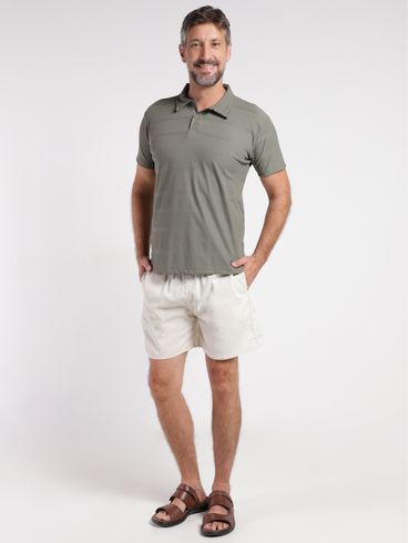 Polo Manga Curta Dixie Masculina VERDE