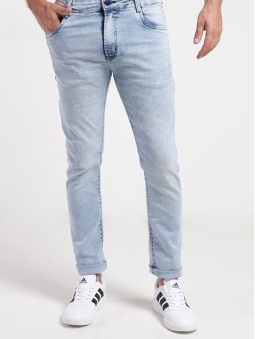 Calça Jeans Slim Masculina AZUL