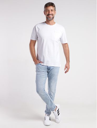 Calça Jeans Slim Masculina AZUL