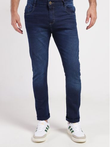 Calça Jeans Slim Masculina AZUL