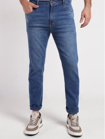 Calça Jeans Slim Masculina AZUL