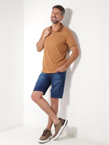 Bermuda Jeans Masculina AZUL