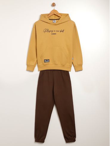 Conjunto Longo Juvenil Para Menino - AMARELO