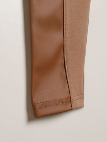 Calça Molecotton Infantil Para Menina - MARROM