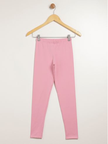 Calça Legging Juvenil Para Menina - ROSA