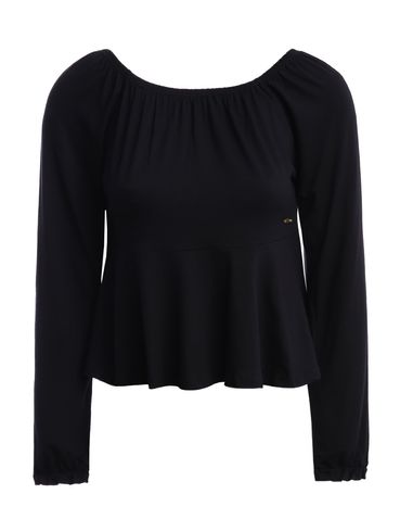 Blusa Ciganinha Manga Longa Feminina PRETO