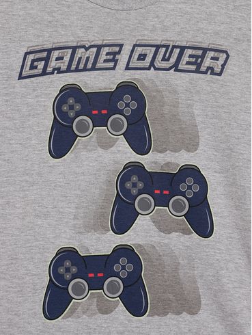 Pijama Longo Juvenil Para Menino - MESCLA
