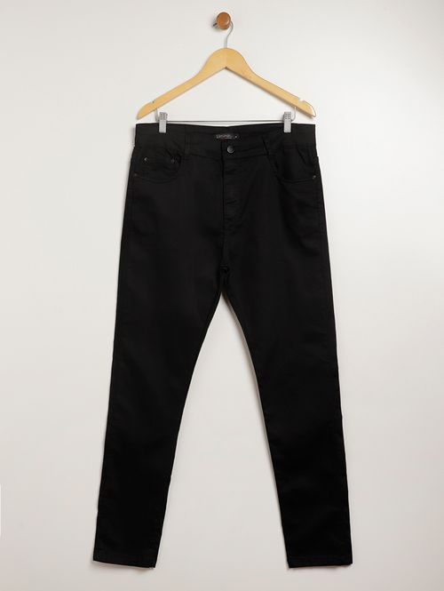 Calça Sarja Confort Plus Size Masculina PRETO