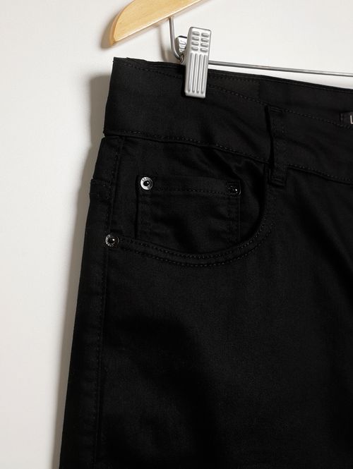 Calça Sarja Confort Plus Size Masculina PRETO