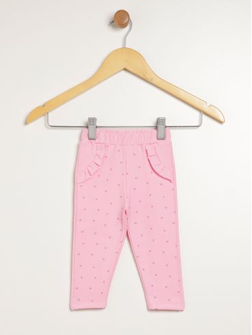 Calça Infantil Para Bebê - ROSA