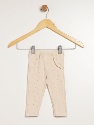 Calça Infantil Para Bebê - BEGE