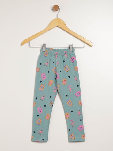 Calça Infantil Para Menina  - VERDE