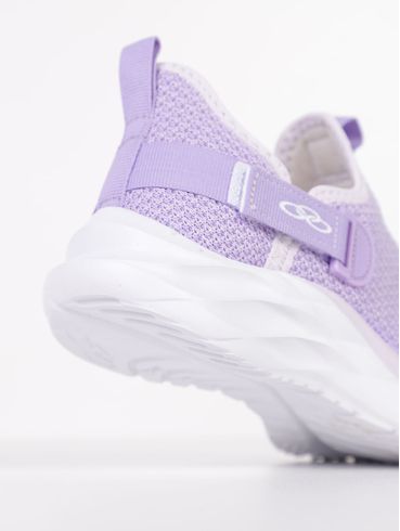 Tênis Olympikus Juvenil Para Menina - LILAS/BRANCO