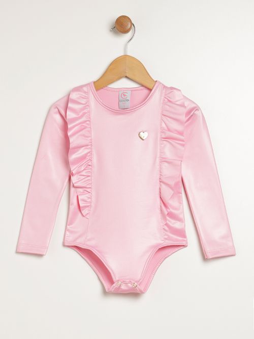 Body Térmico Infantil Para Menina - ROSA
