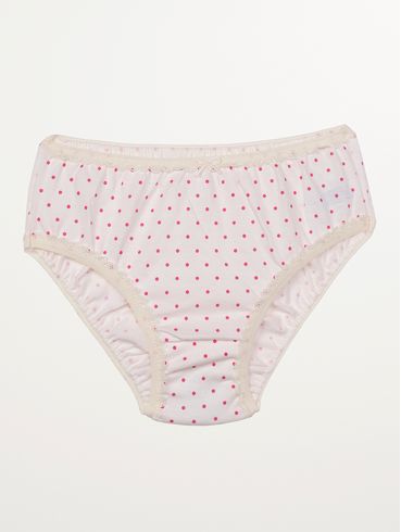 Calcinha Infantil Para Menina - BEGE