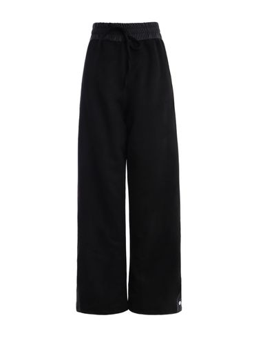 Calça Wide Leg Suede Feminina PRETO