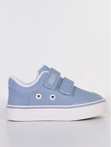 Tênis Infantil Para Bebê Menino - AZUL/BRANCO