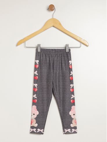 Calça Unicórnio Infantil Para Menina - PRETO