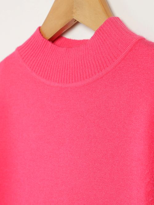 Blusão Tricot Juvenil Para Menina - ROSA