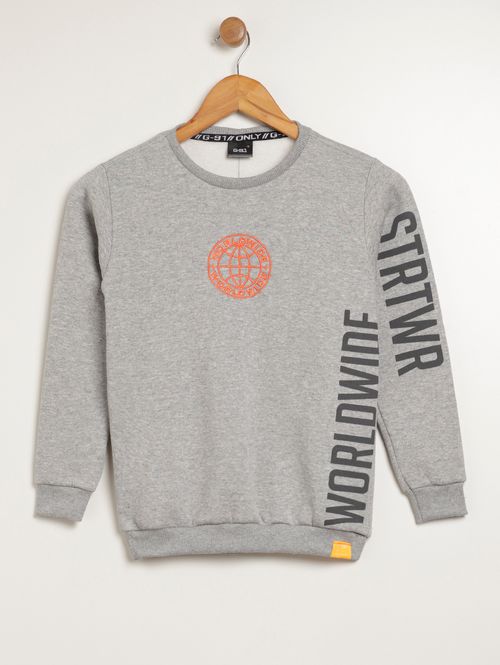 Moletom Estampado Juvenil Para Menino - MESCLA