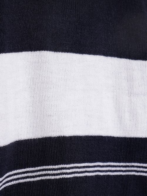 Blusão Tricot Manga Longa Infantil Para Menino - MARINHO
