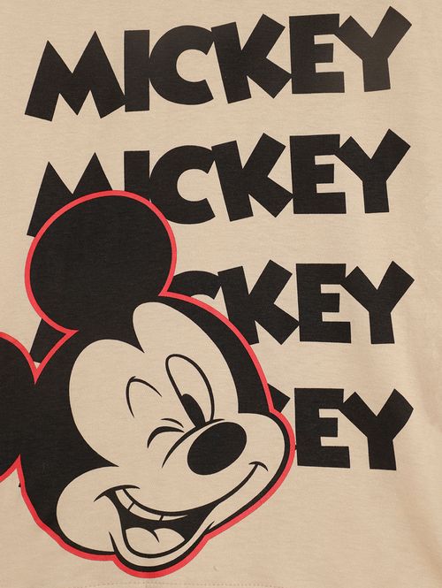 Camiseta Manga Longa Infantil Para Menino - BEGE