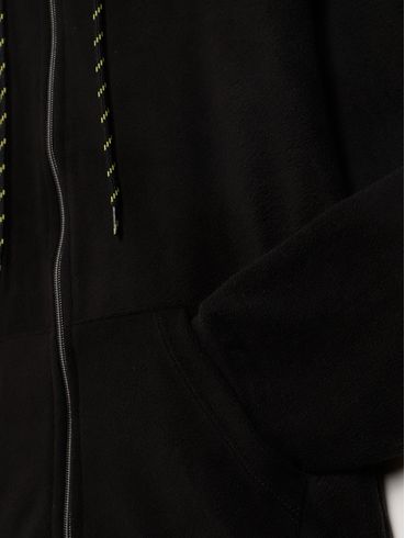 Jaqueta Fleece Juvenil Para Menino - PRETO