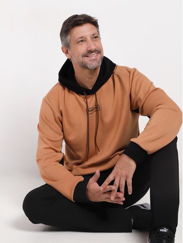 Moletom com Capuz Masculino OCRE