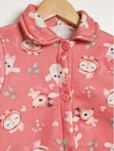 Conjunto Longo Infantil Para Menina - PRETO